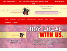 Tablet Screenshot of louisespetconnection.com